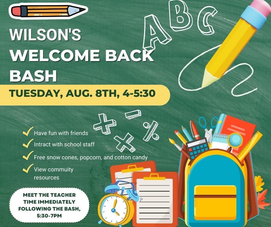 Welcome Back Bash August 8